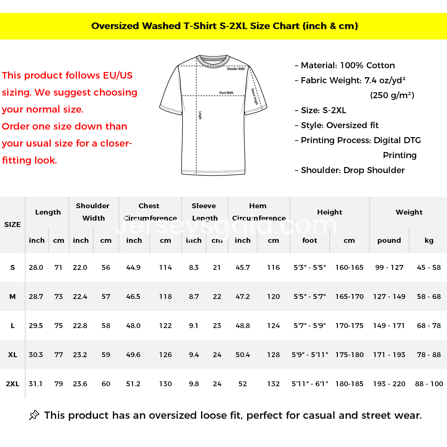 Dortmund Oversized Washed T-Shirt - SOCCERDEALSHOP