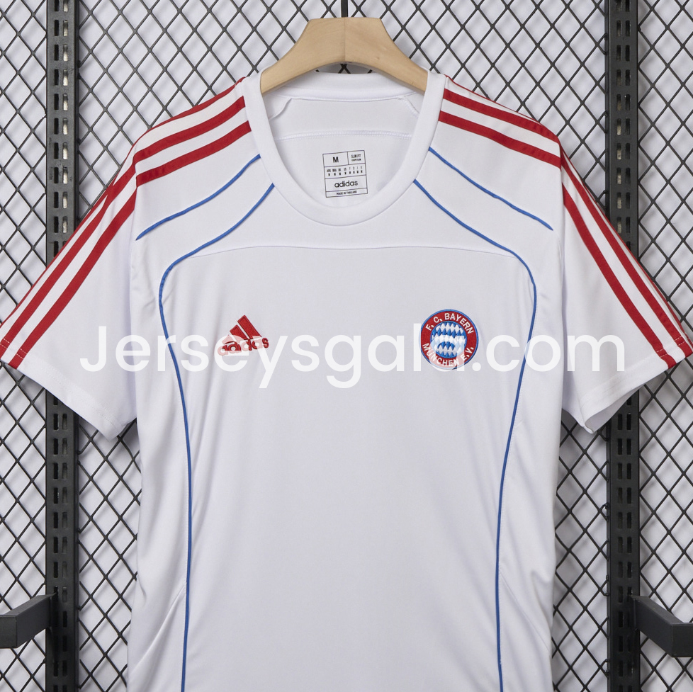 Bayern Munich 25-26 Urban Purist Throwback White Jersey - Fans Version - SOCCERDEALSHOP