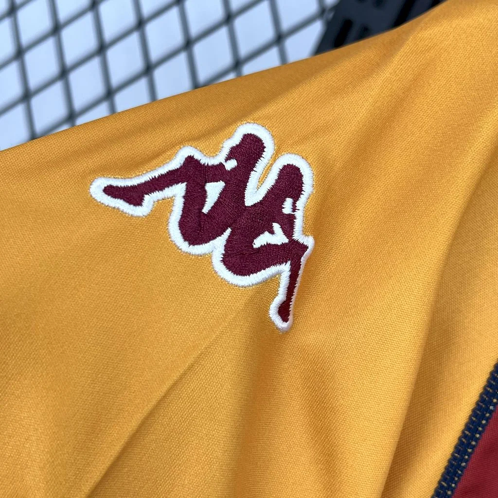 Retro Roma 2001-02 Home Long Sleeves Jersey - SOCCERDEALSHOP