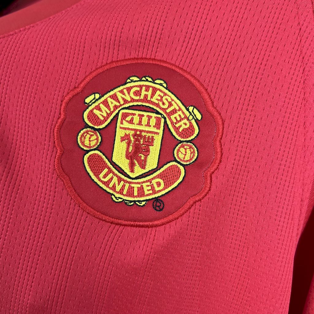 Manchester United Retro 07-08 Champions League Final Home Long Sleeve Jersey - SOCCERDEALSHOP