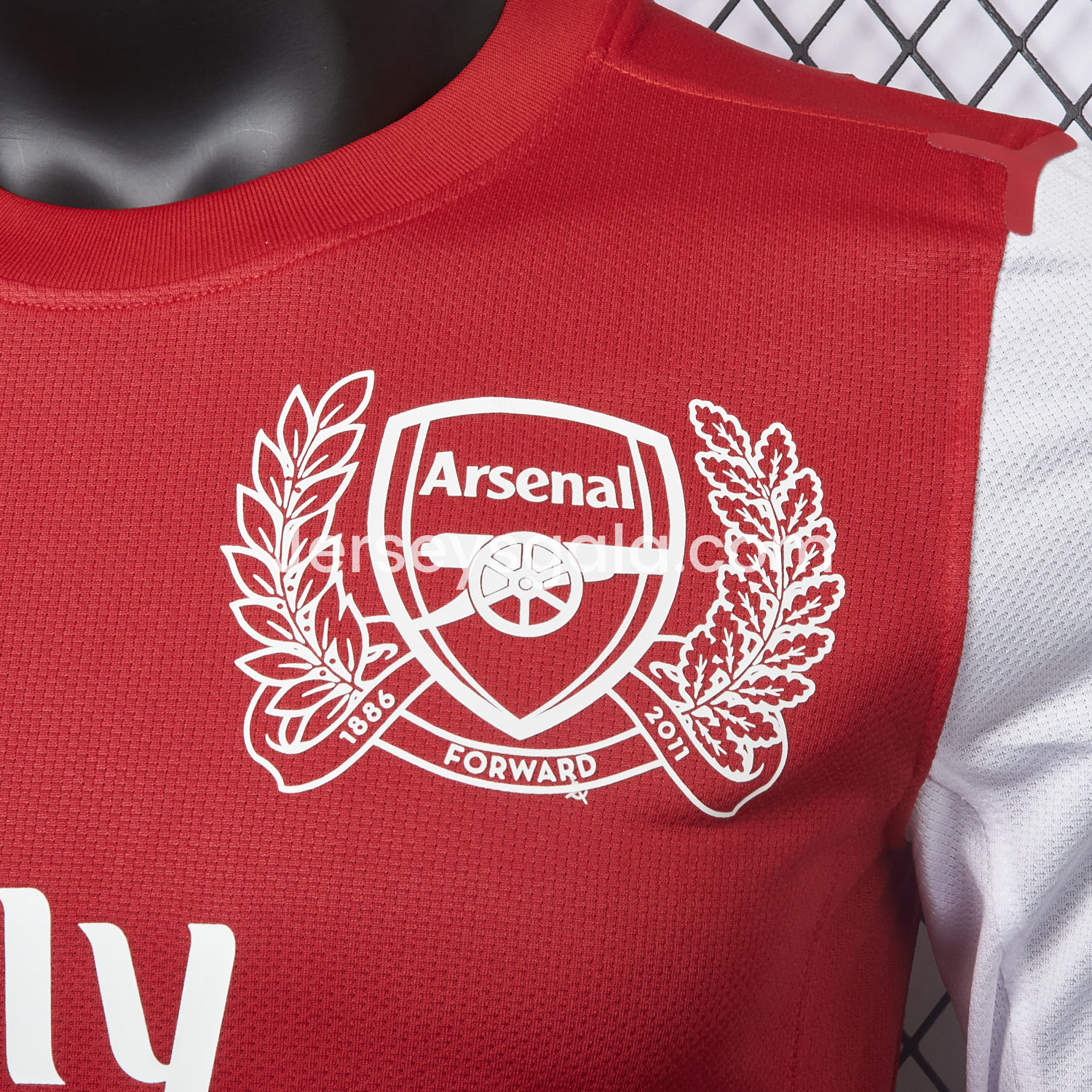 Retro Arsenal 2011-12 Home Long Sleeve Jersey - Player Version - SOCCERDEALSHOP