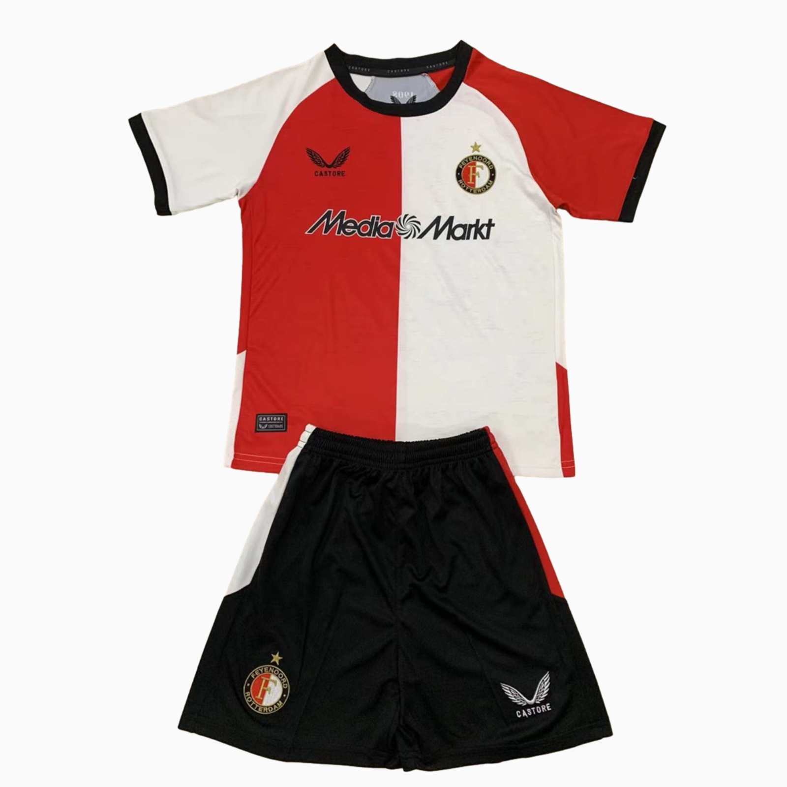 Feyenoord 24-25 Home Men's Adult Jersey Set - Fans Version - SOCCERDEALSHOP