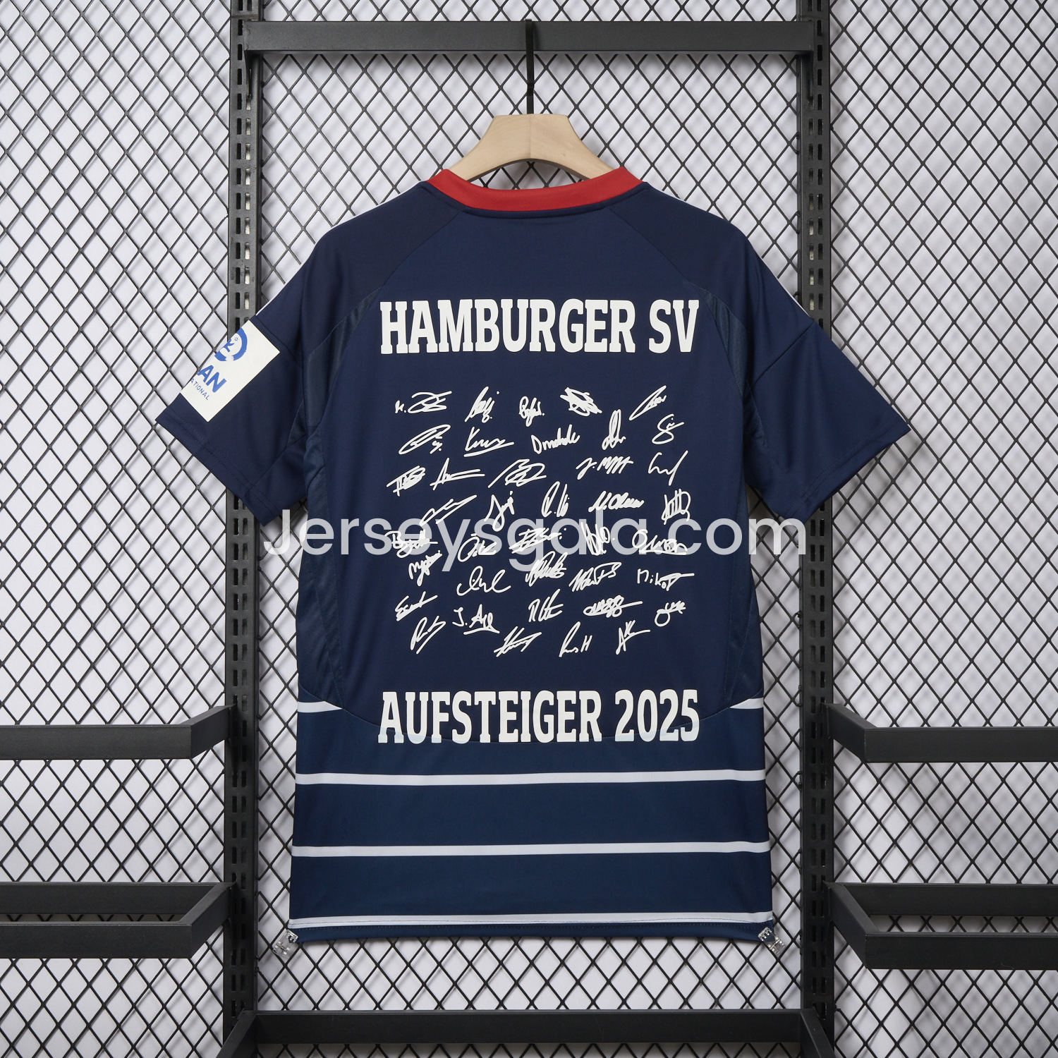 【Team Signatures Version】Hamburger SV 24-25 Away Jersey - Fans Version - SOCCERDEALSHOP