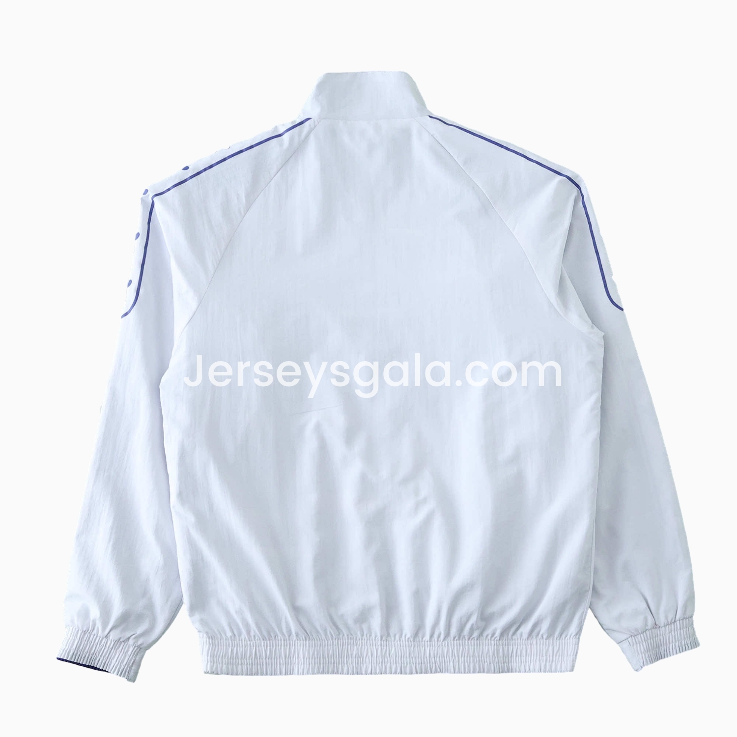 Retro Real Madrid 1995-96 Home & Away Double Sided Reversible Windbreaker - White & Purple - SOCCERDEALSHOP