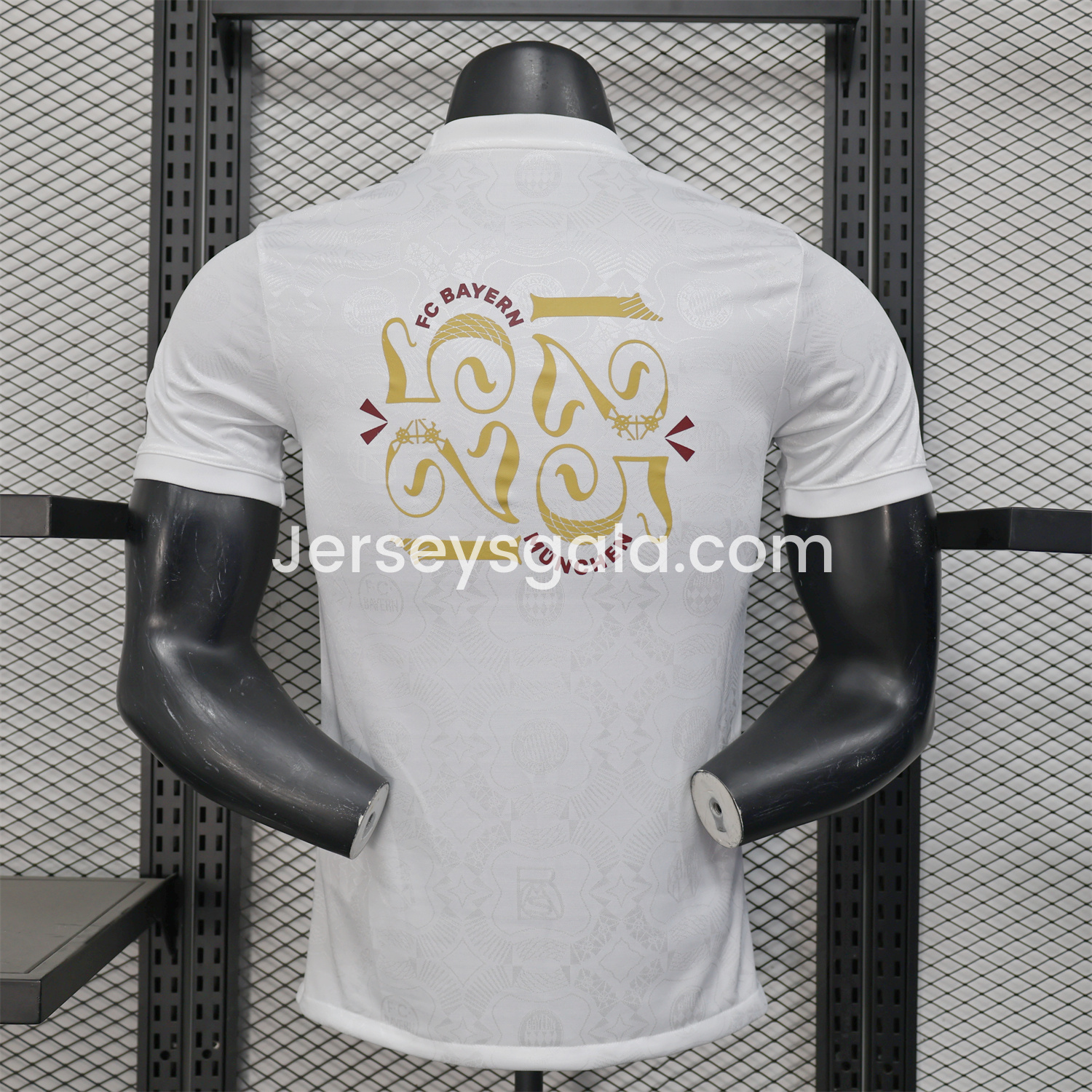 Bayern Munich 2025 White 125th Anniversary Jersey - with 125th Patch on Back - Player Version - SOCCERDEALSHOP