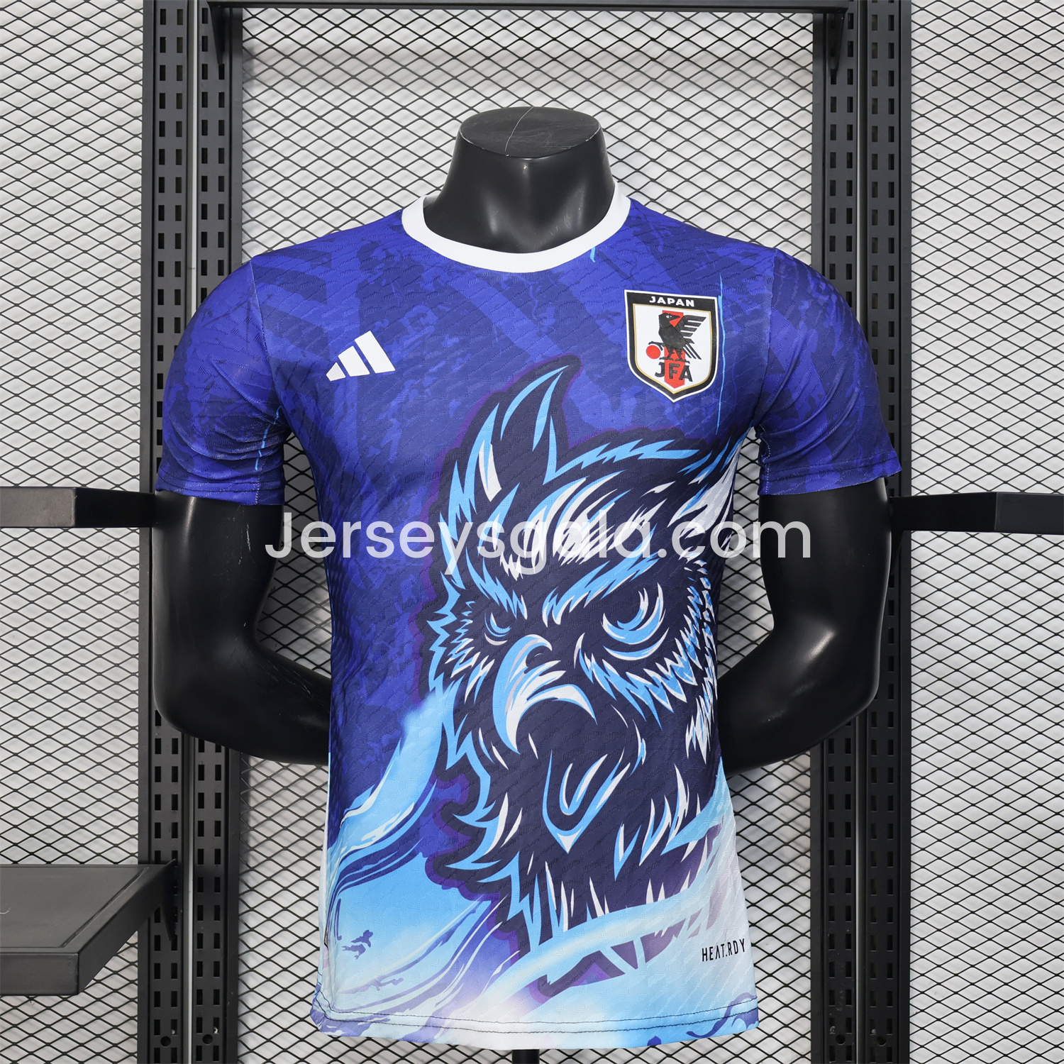 Japan 25-26 Light Blue Owl Deep Blue Special Jersey - Player Version - SOCCERDEALSHOP