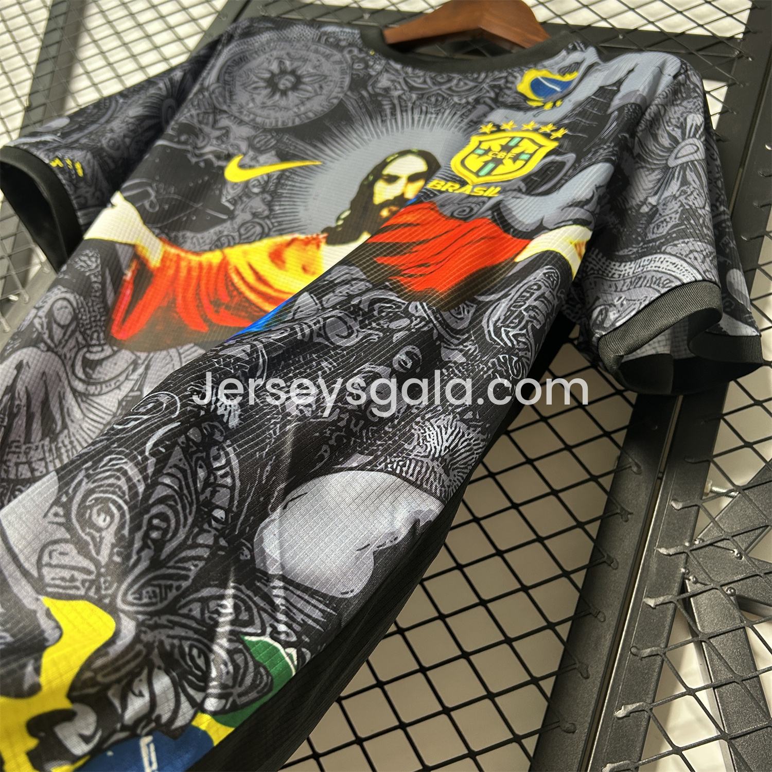 Brazil 25-26 Colorful Jesus Statue Special Jersey - Fans Version - SOCCERDEALSHOP