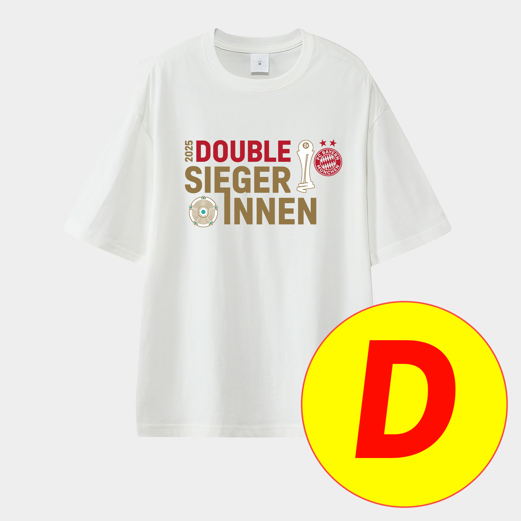 Bayern Munich Bundesliga Champions Deutscher Meister 2025 Unisex Pure Cotton T-shirt - SOCCERDEALSHOP