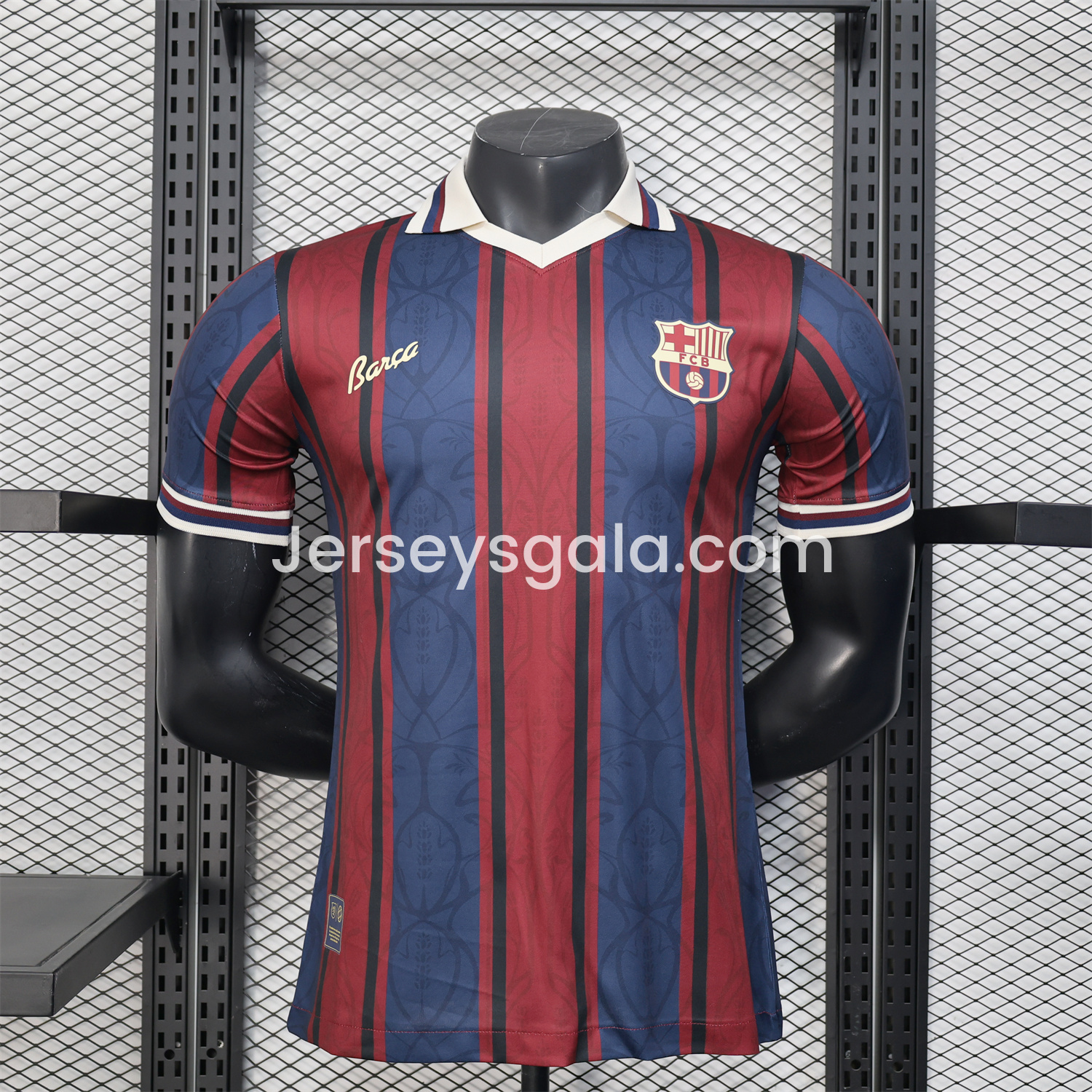 B.A.R.S.A 25-26 125th Anniversary Retro Style Jersey - Player Version - SOCCERDEALSHOP