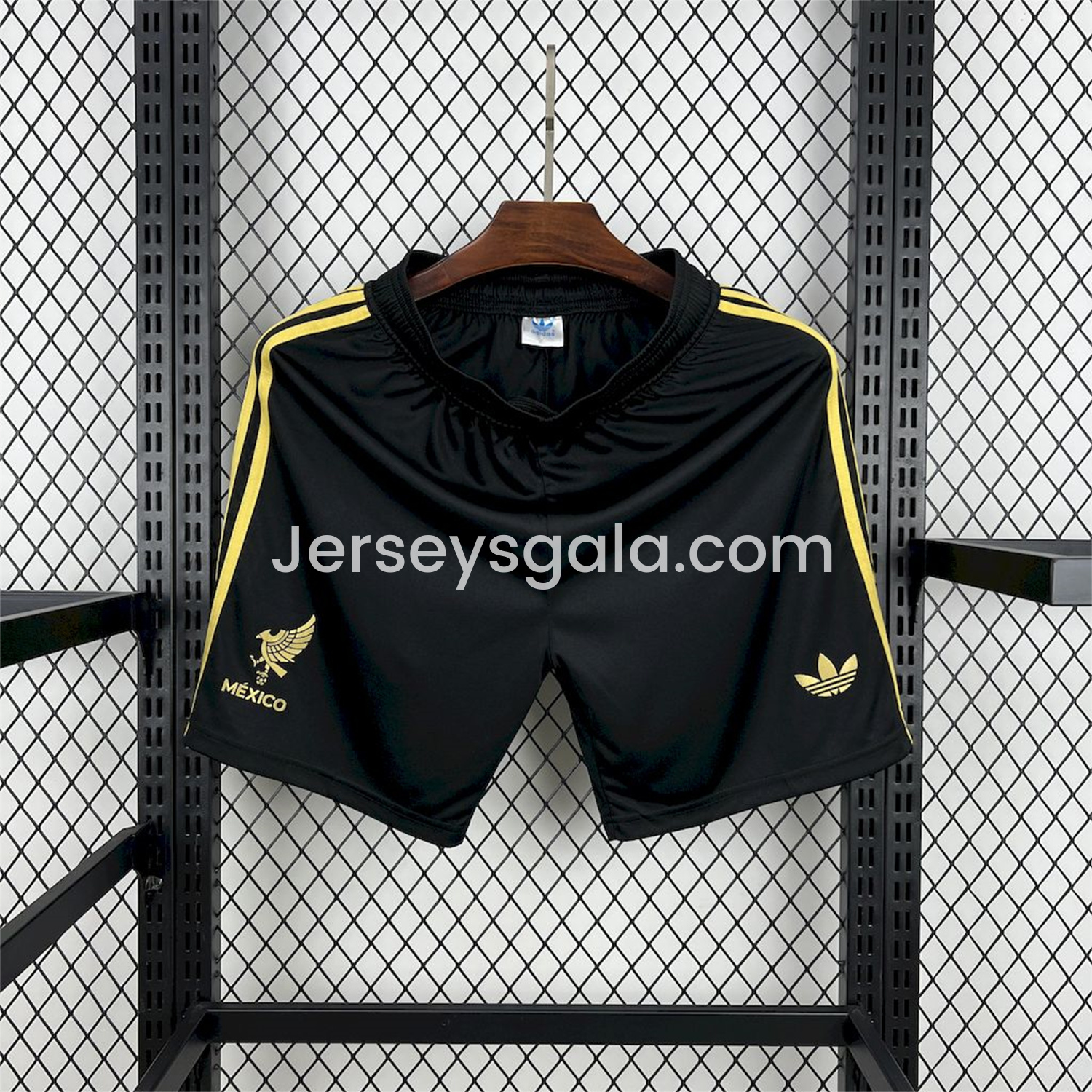 Mexico 2025 Gold Cup Black Shorts - Fans Version - SOCCERDEALSHOP