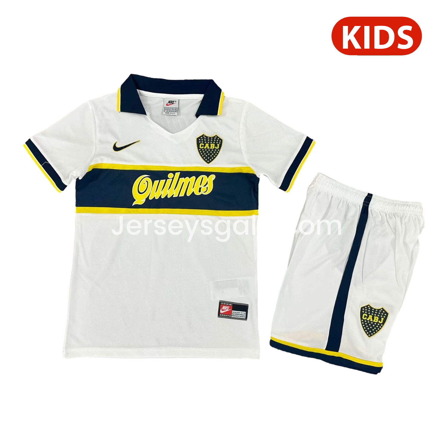 Retro Boca Juniors 1996-97 Away Kids Kit - SOCCERDEALSHOP