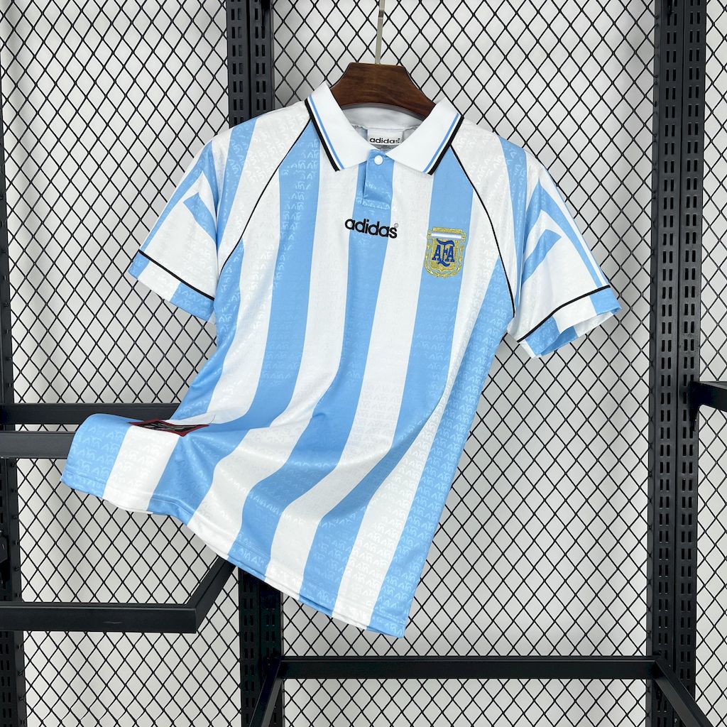 Retro Argentina 1996 Home Jersey - SOCCERDEALSHOP