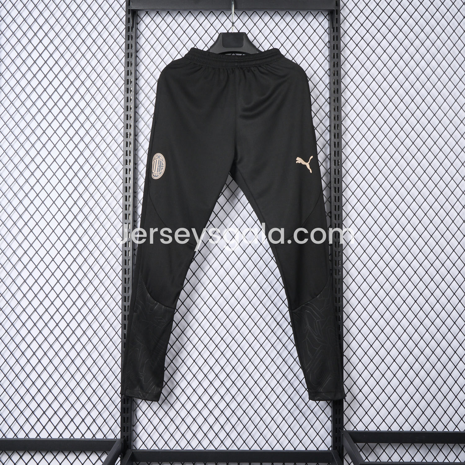 AC Milan 24-25 Black Training Pants - Player Version - SOCCERDEALSHOP