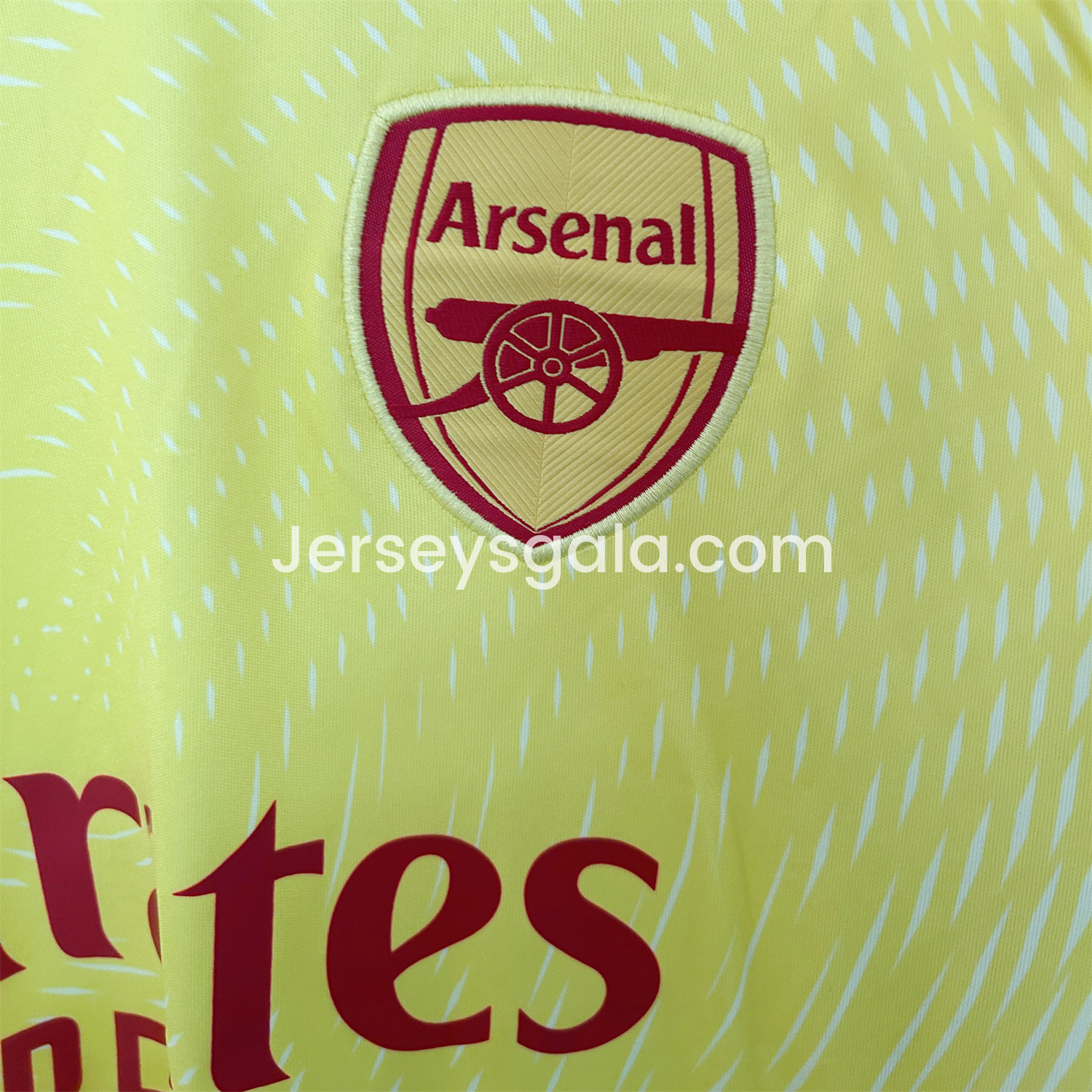 Arsenal 25-26 Yellow Goalkeeper Jersey - Fans Version - SOCCERDEALSHOP