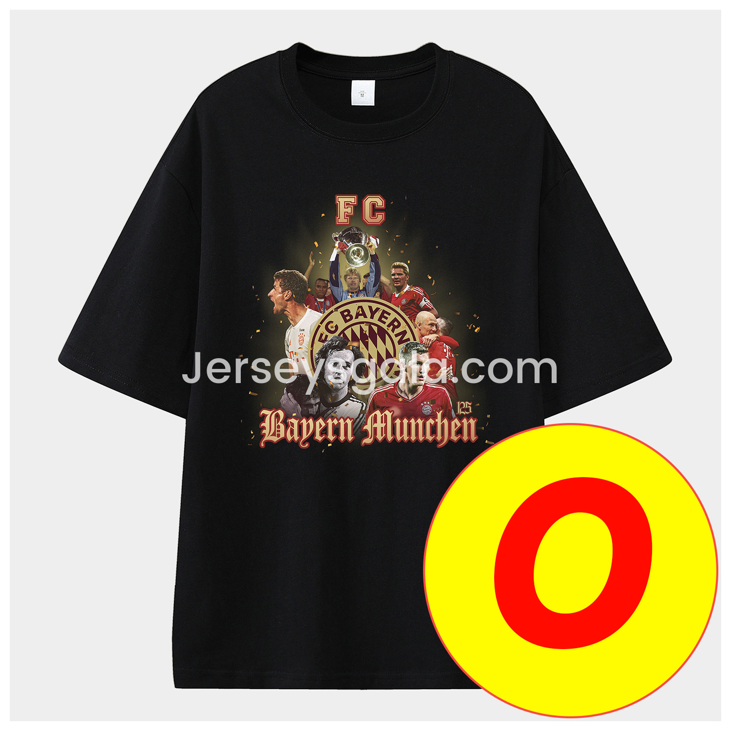 Bayern Munich 125th Legendary Players Unisex Pure Cotton T-shirt - SOCCERDEALSHOP