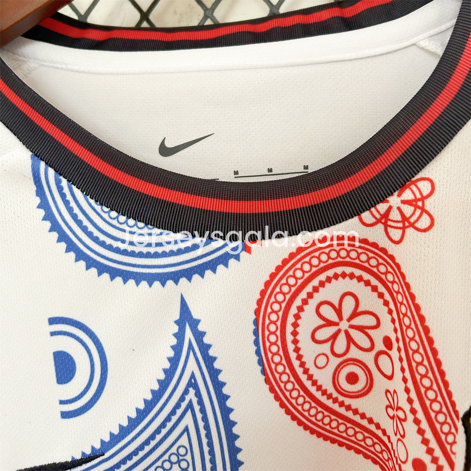 B.A.R.S.A 25-26 Paisley Patterns White Special Edition Jersey - Fans Version - SOCCERDEALSHOP