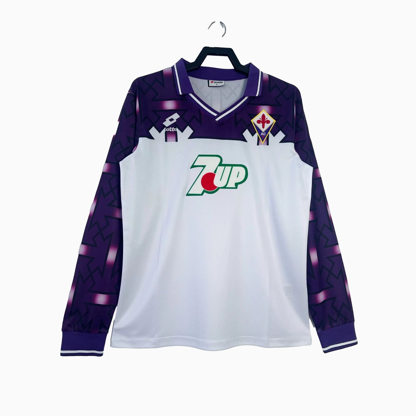 Retro Fiorentina 1992-93 Away Long Sleeve Jersey - SOCCERDEALSHOP