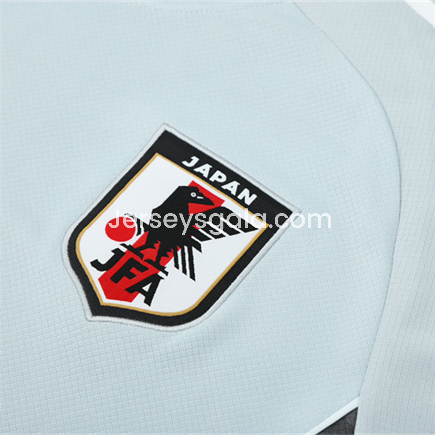 Japan 25-26 Kids Short-Sleeve Training Set - Light Blue Top and Black Shorts - SOCCERDEALSHOP