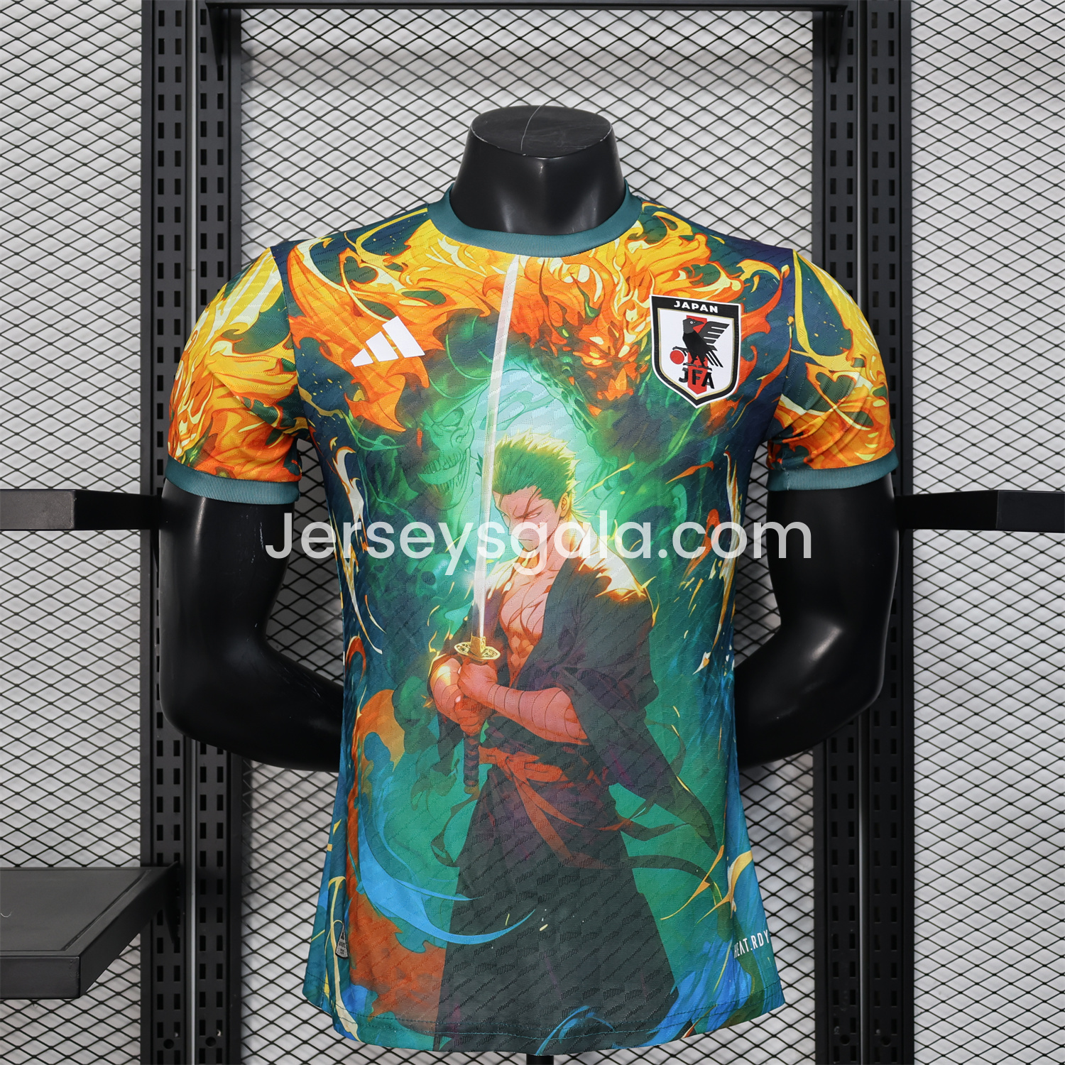 Japan 25-26 Roronoa Zoro Green Special Jersey - Player Version - SOCCERDEALSHOP