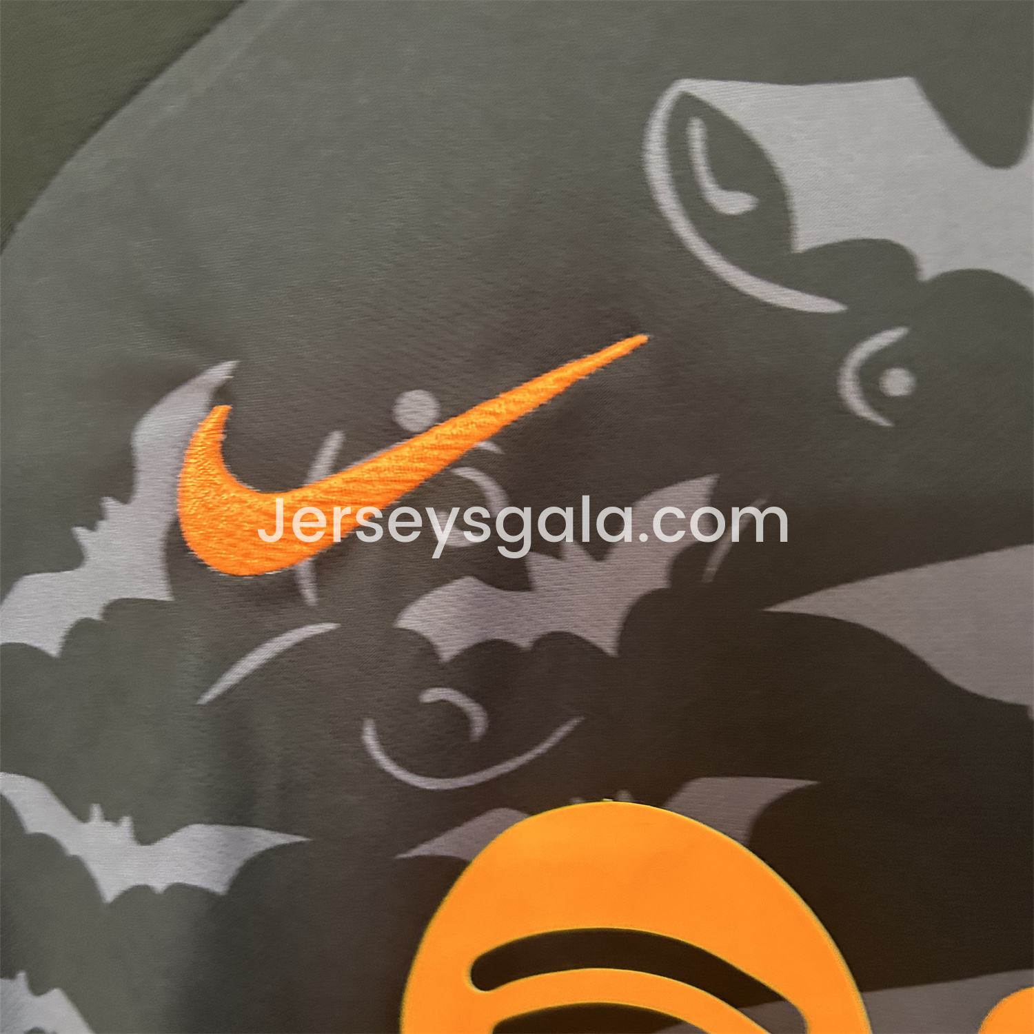 B.A.R.S.A 25-26 Halloween Pumpkin Silhouette Black Jersey - Fans Version - SOCCERDEALSHOP