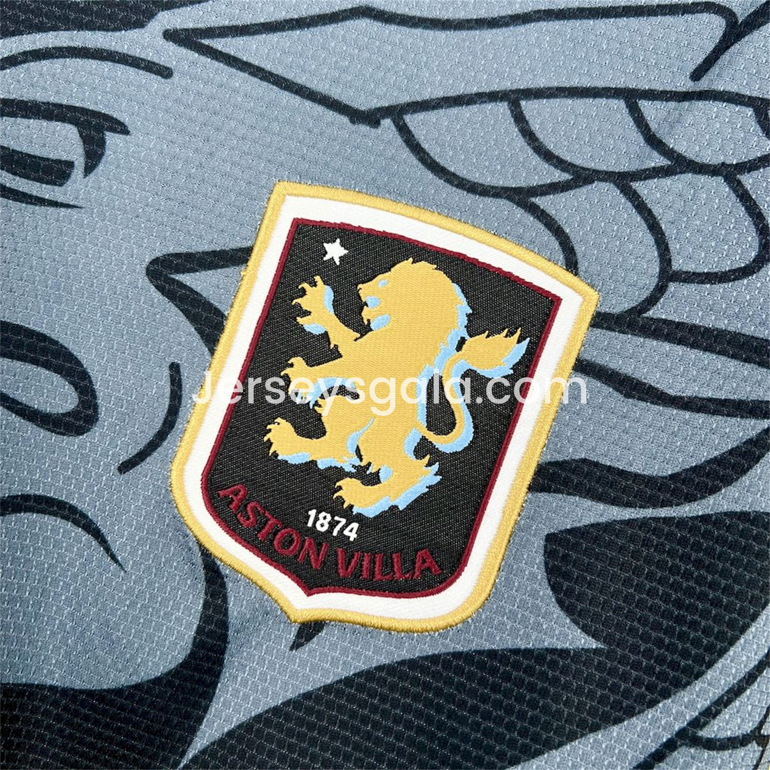 Aston Villa 25-26 Black Special Edition Jersey - Fans Version - SOCCERDEALSHOP