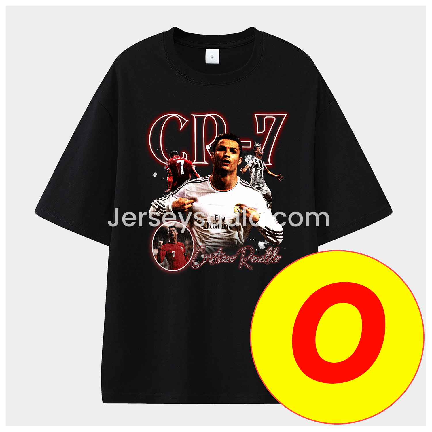 Cristiano Ronaldo Portugal Real Madrid Manchester United Unisex Pure Cotton T-shirt - SOCCERDEALSHOP