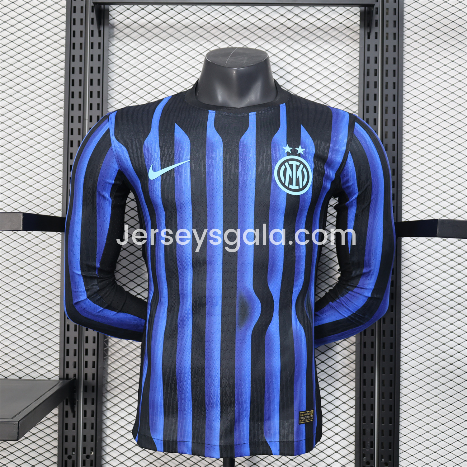 Inter Milan 25-26 Home (Leaked Version) Long Sleeve Jersey - Player Version - SOCCERDEALSHOP