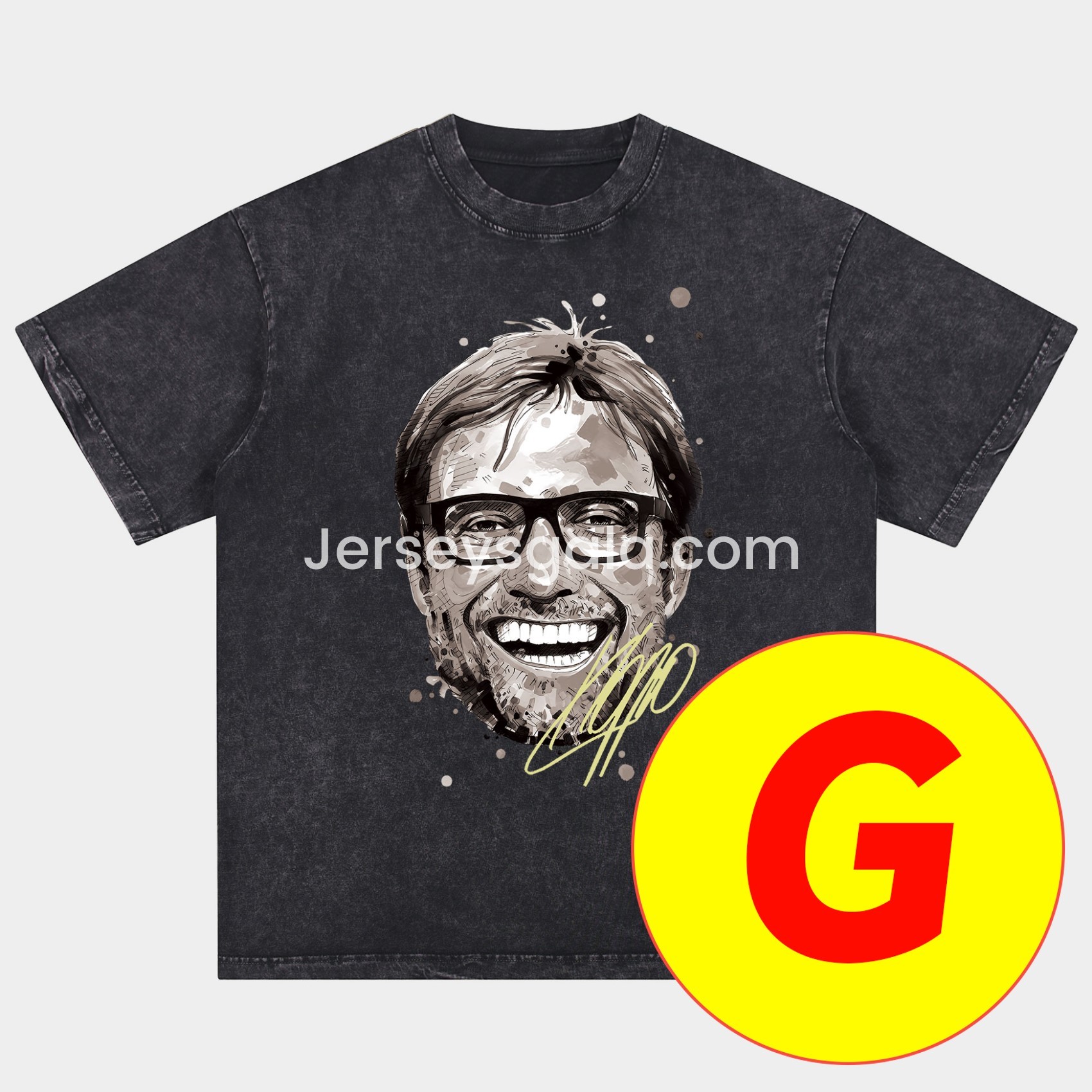 Dortmund Oversized Washed T-Shirt - SOCCERDEALSHOP