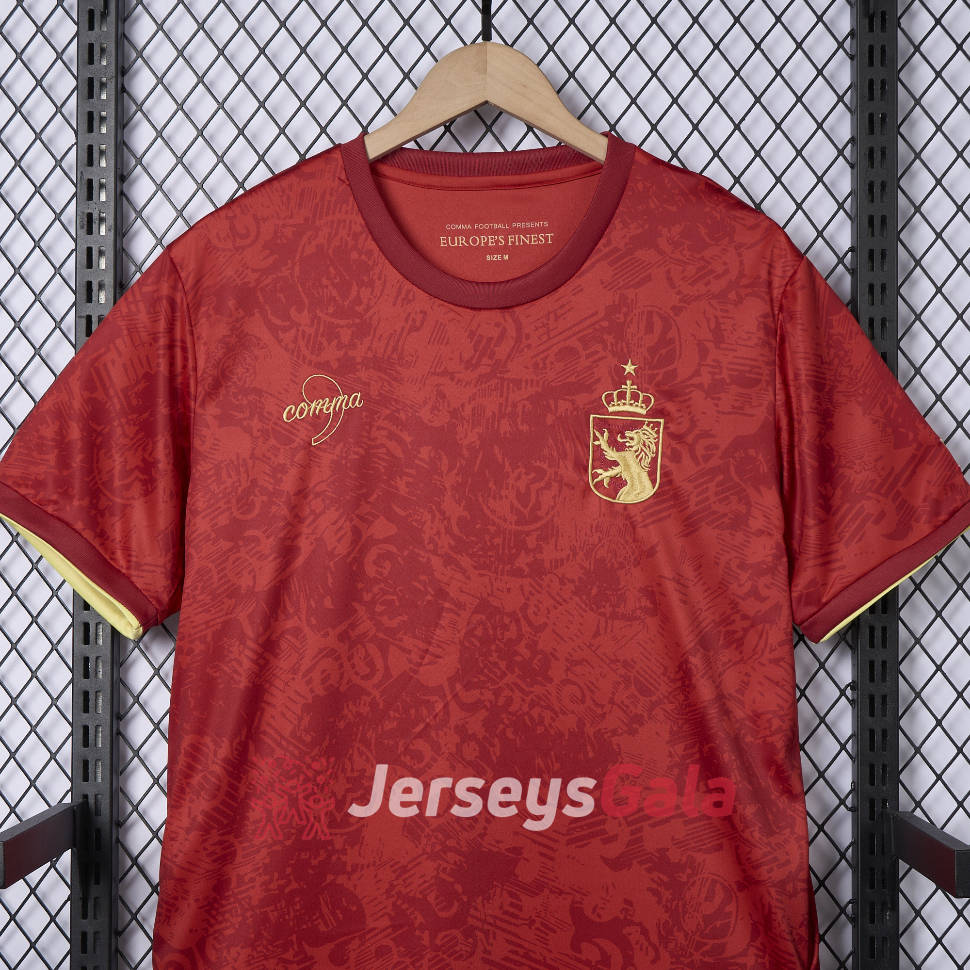 Spain 2024-25 COMMA Red Special Edition Jersey - Fans Version - SOCCERDEALSHOP