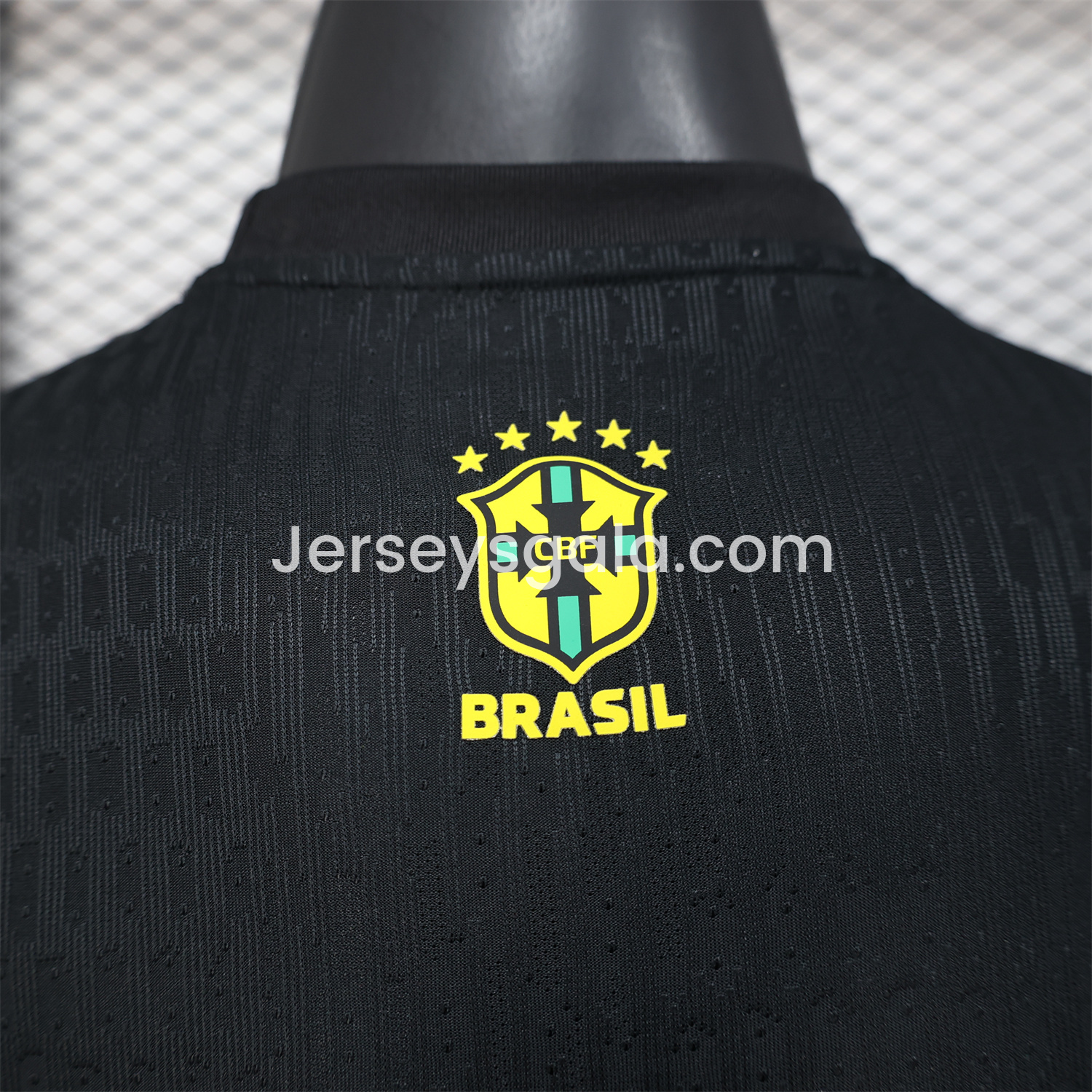 Brazil 25-26 Colorful Jesus Statue Special Black Jersey - Player Version - SOCCERDEALSHOP