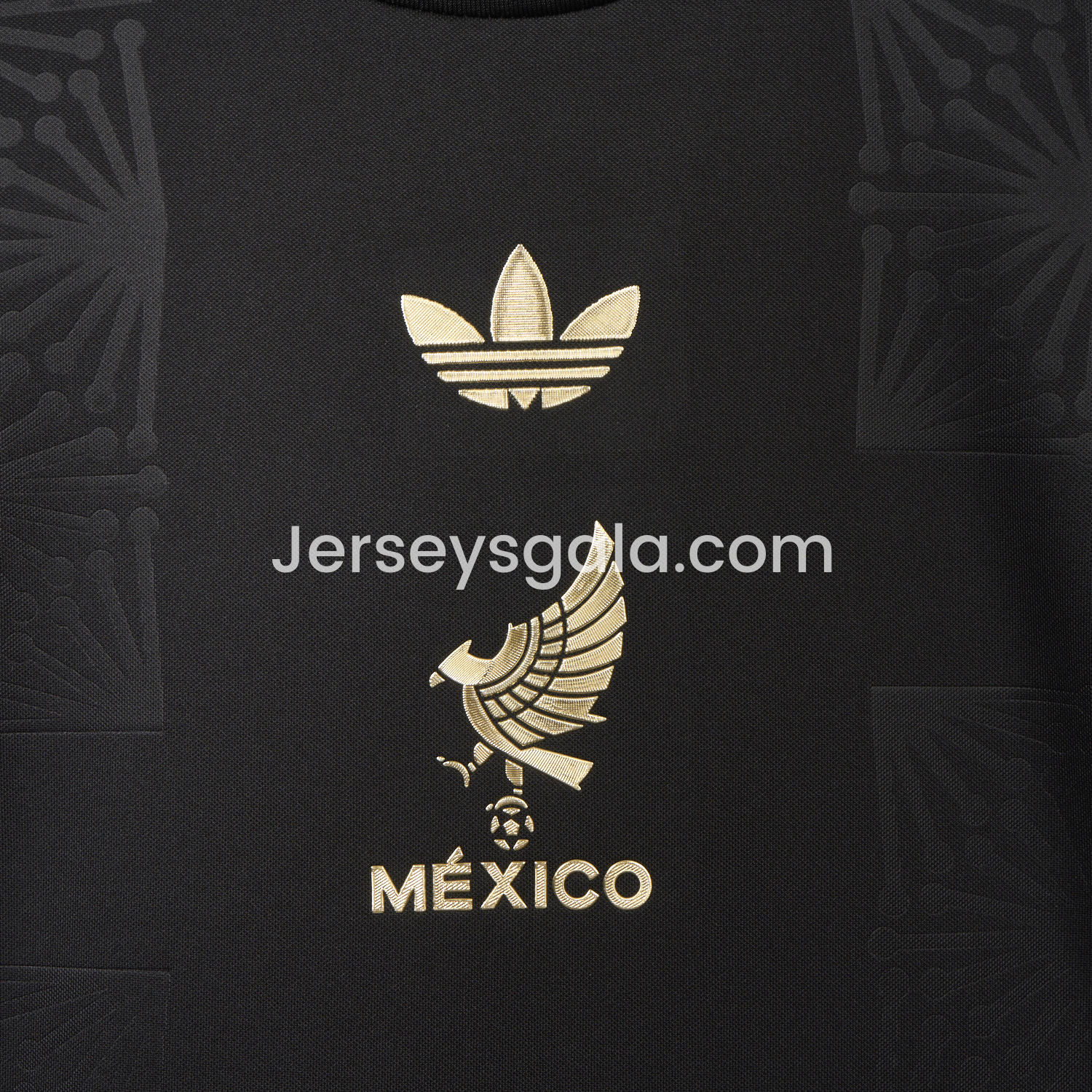 Women's Mexico 2025 Gold Cup Black Jersey - Fans Version - SOCCERDEALSHOP