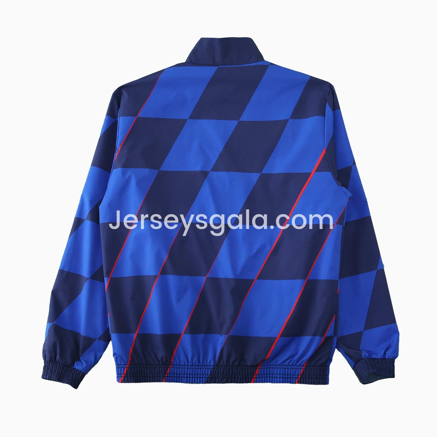 Croatia 24-25 Away Style Double Sided Reversible Windbreaker - Blue - SOCCERDEALSHOP