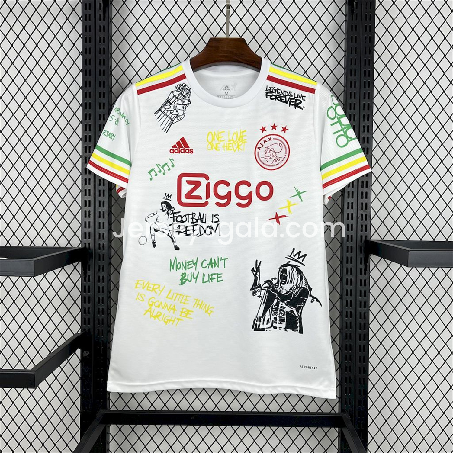 Ajax x B-O-B Marly 2025-26 40th Special Edition Jersey - Fans Version - SOCCERDEALSHOP