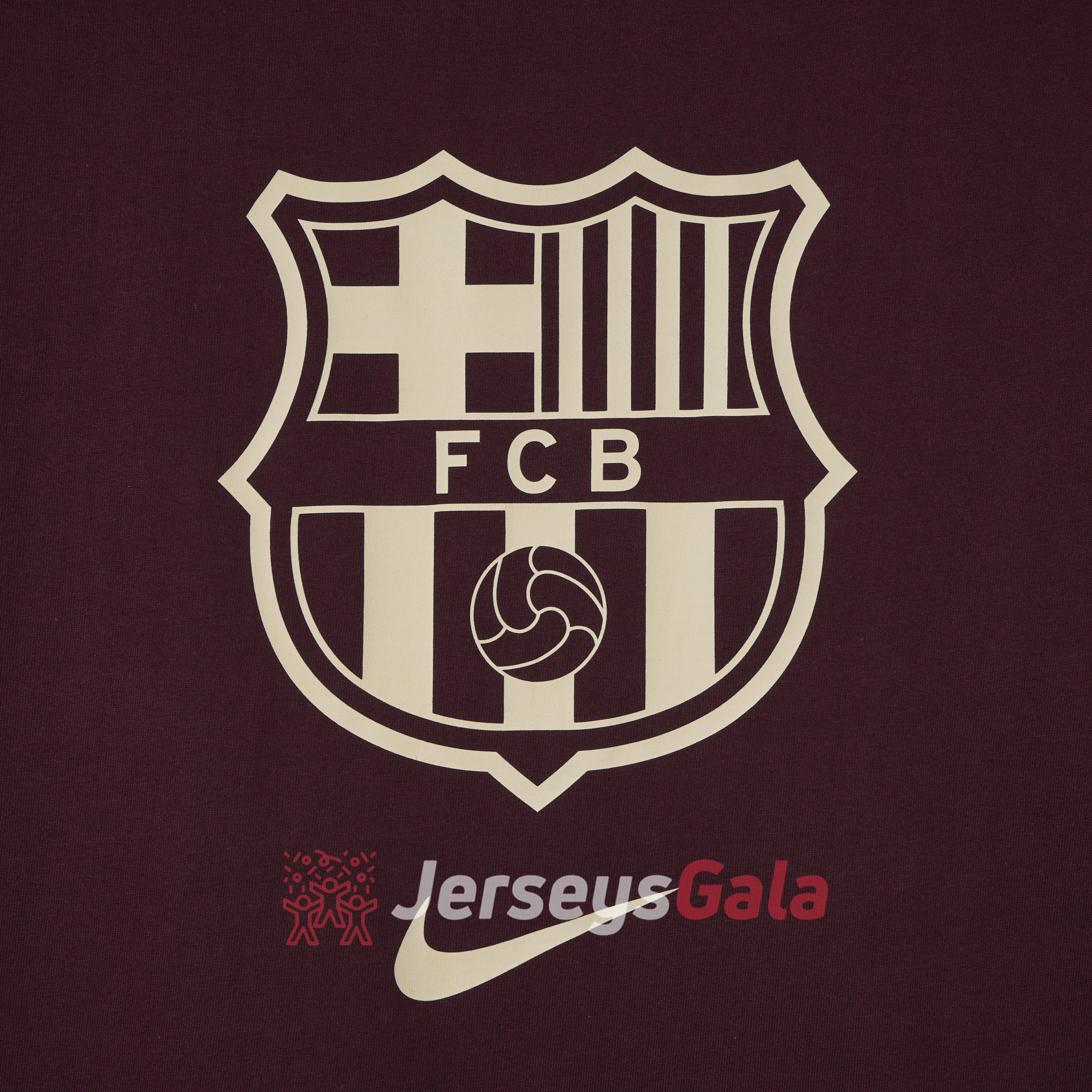 B.A.R.S.A 24-25 Red Big LOGO T-Shirt - SOCCERDEALSHOP