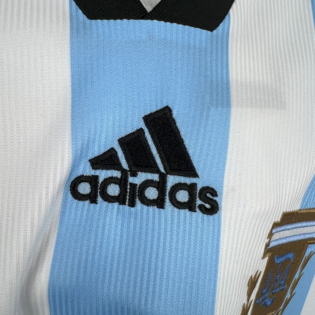 Retro Argentina 1998 Home Long Sleeves Jersey - SOCCERDEALSHOP
