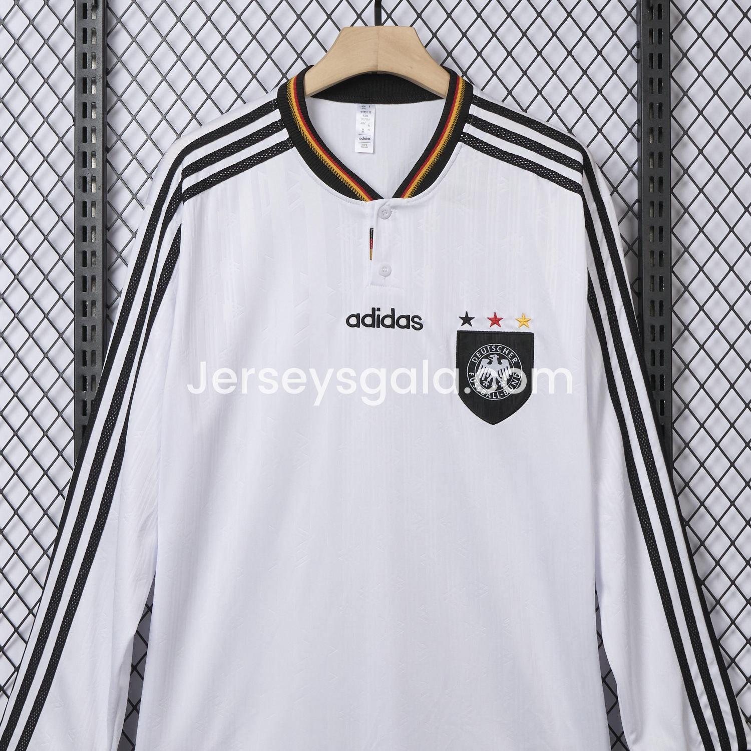 Retro Germany 1996 Home Long Sleeves Jersey - SOCCERDEALSHOP