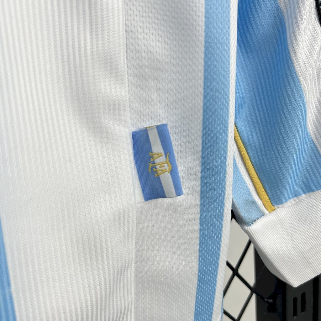 Retro Argentina 1998 Home Long Sleeves Jersey - SOCCERDEALSHOP