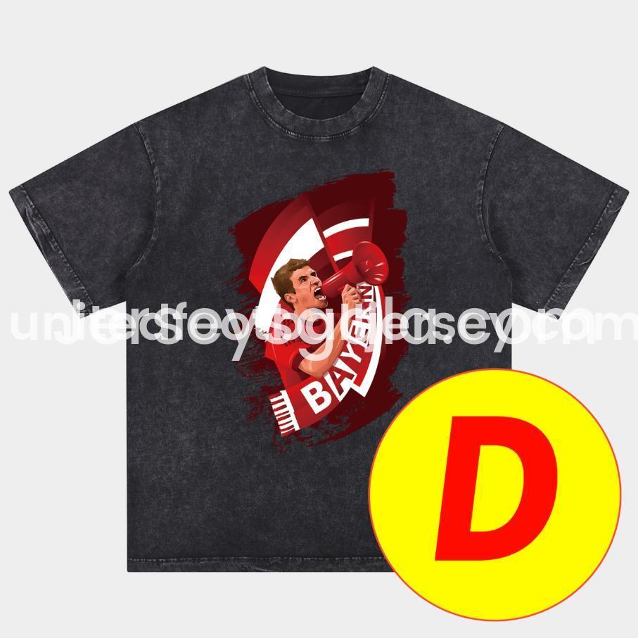 Bayern Munich 125th Legendary Players Oversized Washed T-Shirt - SOCCERDEALSHOP