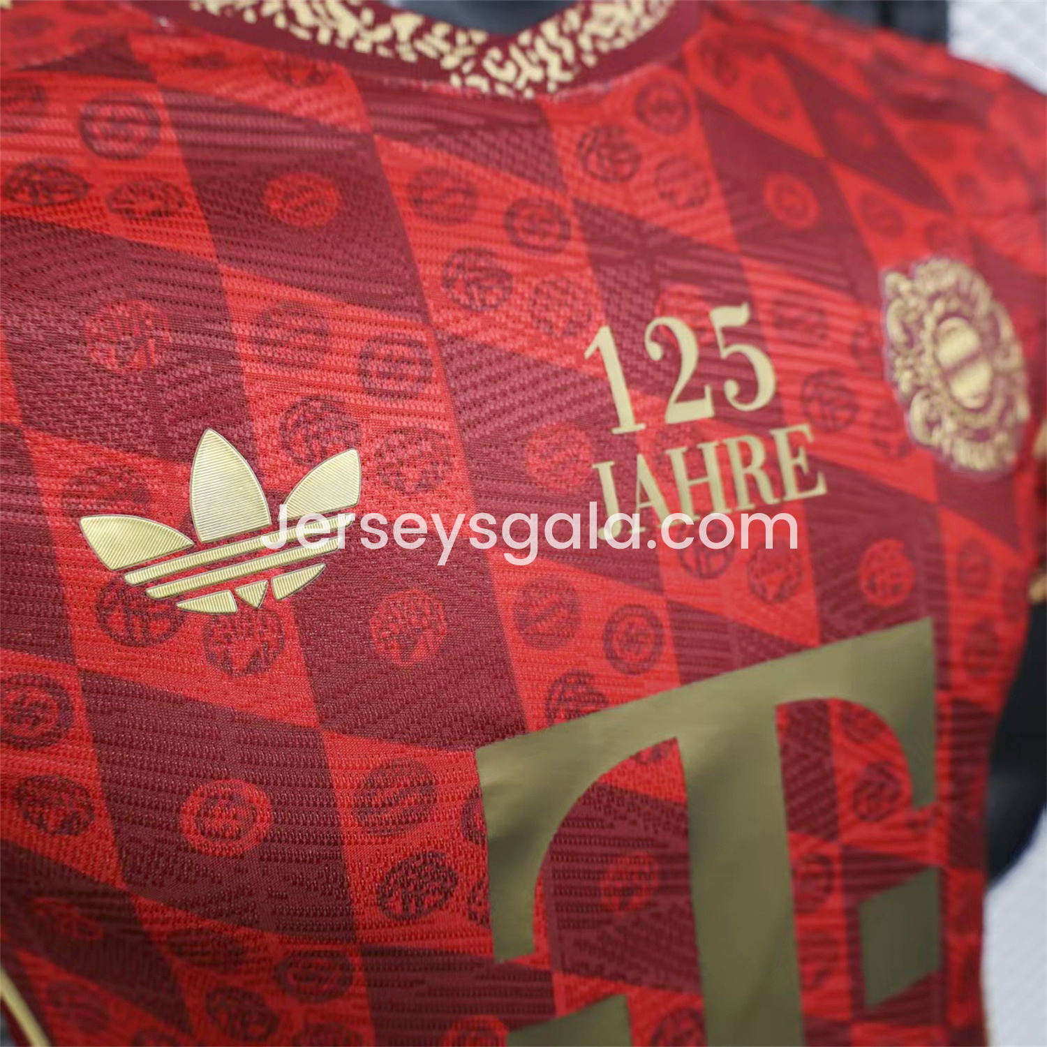 Bayern Munich 2025 125th Anniversary Diamond Pattern Special Jersey - Player Version - SOCCERDEALSHOP