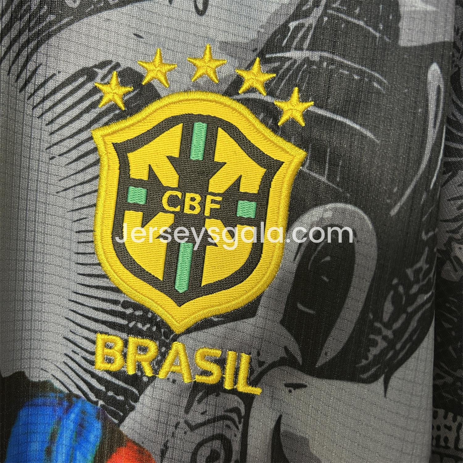 Brazil 25-26 Colorful Jesus Statue Special Jersey - Fans Version - SOCCERDEALSHOP