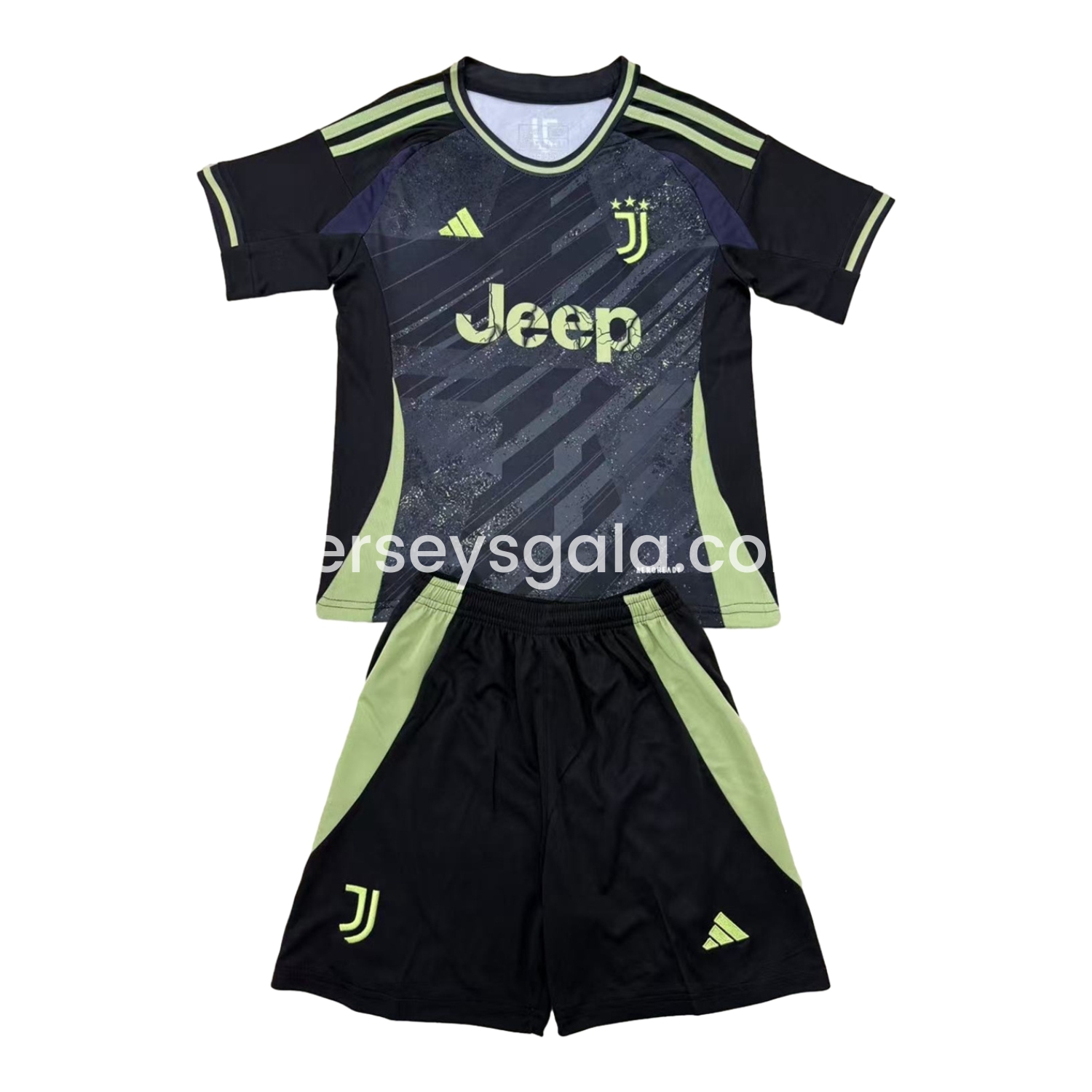 Juventus 24-25 Black Special Edition Kids Kit - SOCCERDEALSHOP