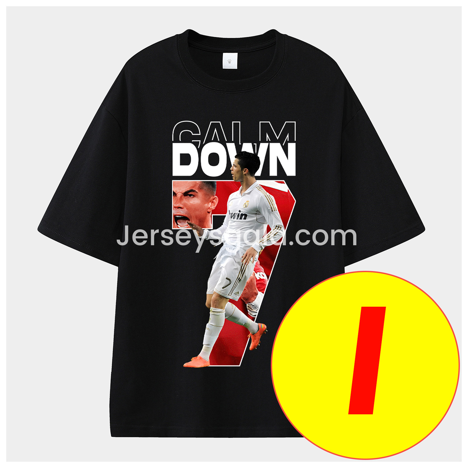 Cristiano Ronaldo Portugal Real Madrid Manchester United Unisex Pure Cotton T-shirt - SOCCERDEALSHOP