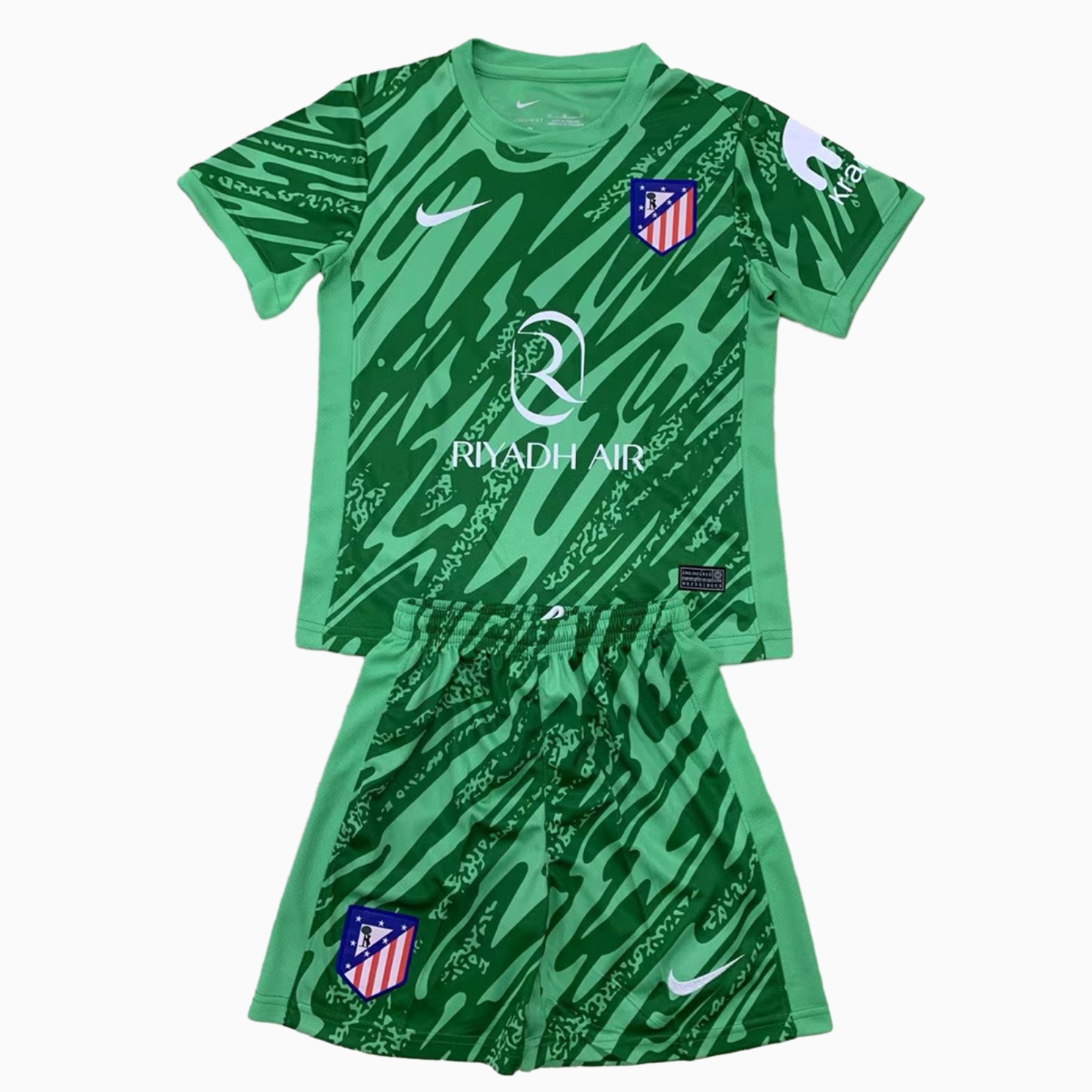 Atletico Madrid 24-25 Green Goalkeeper Men's Adult Jersey Set - Fans Version - SOCCERDEALSHOP