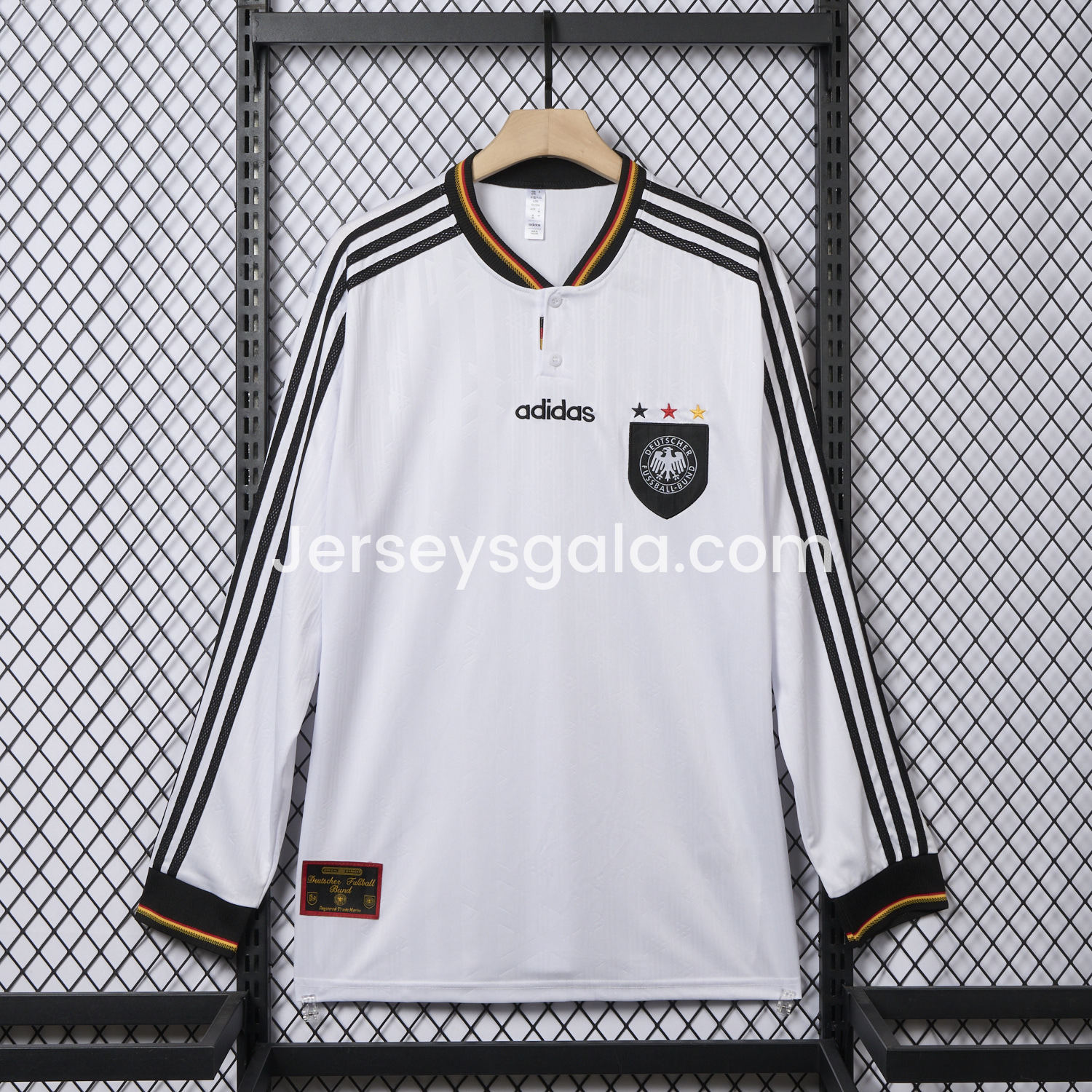 Retro Germany 1996 Home Long Sleeves Jersey - SOCCERDEALSHOP
