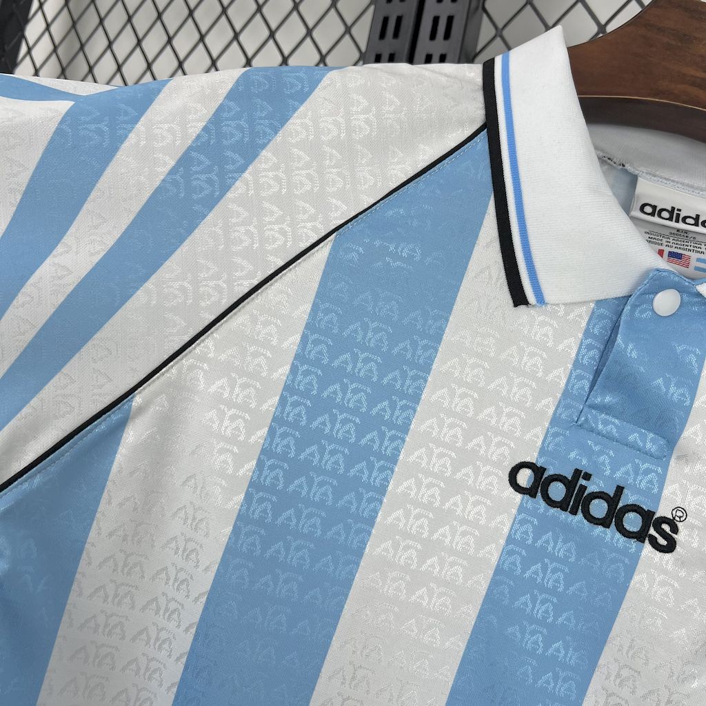 Retro Argentina 1996 Home Jersey - SOCCERDEALSHOP
