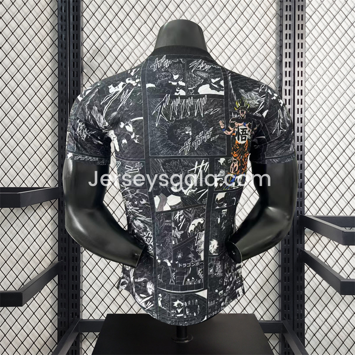 Japan 25-26 Muscle Saiyan Black Special Jersey - Player Version - SOCCERDEALSHOP