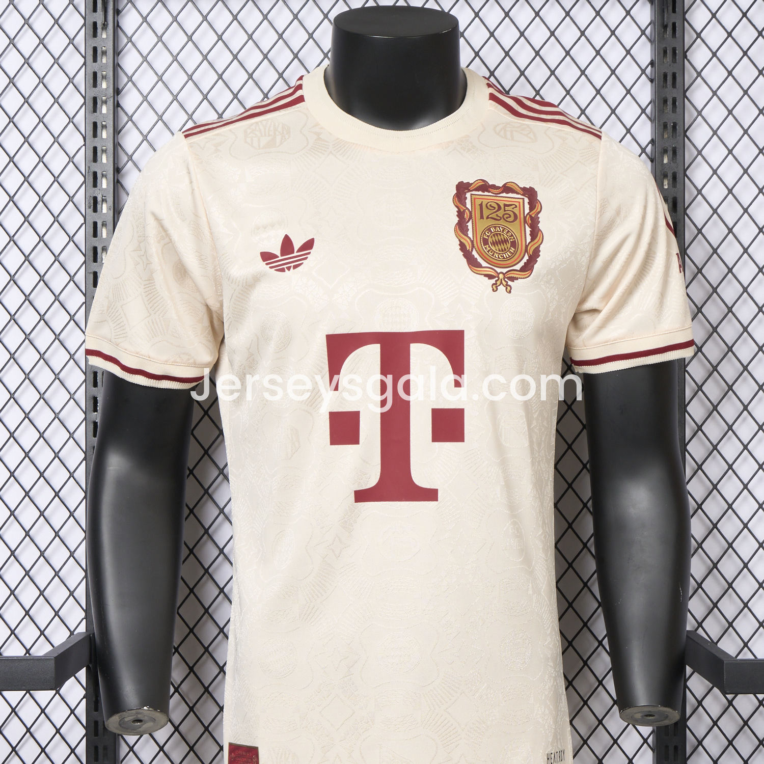 Bayern Munich 2025 Apricot 125th Anniversary Jersey - Player Version - SOCCERDEALSHOP