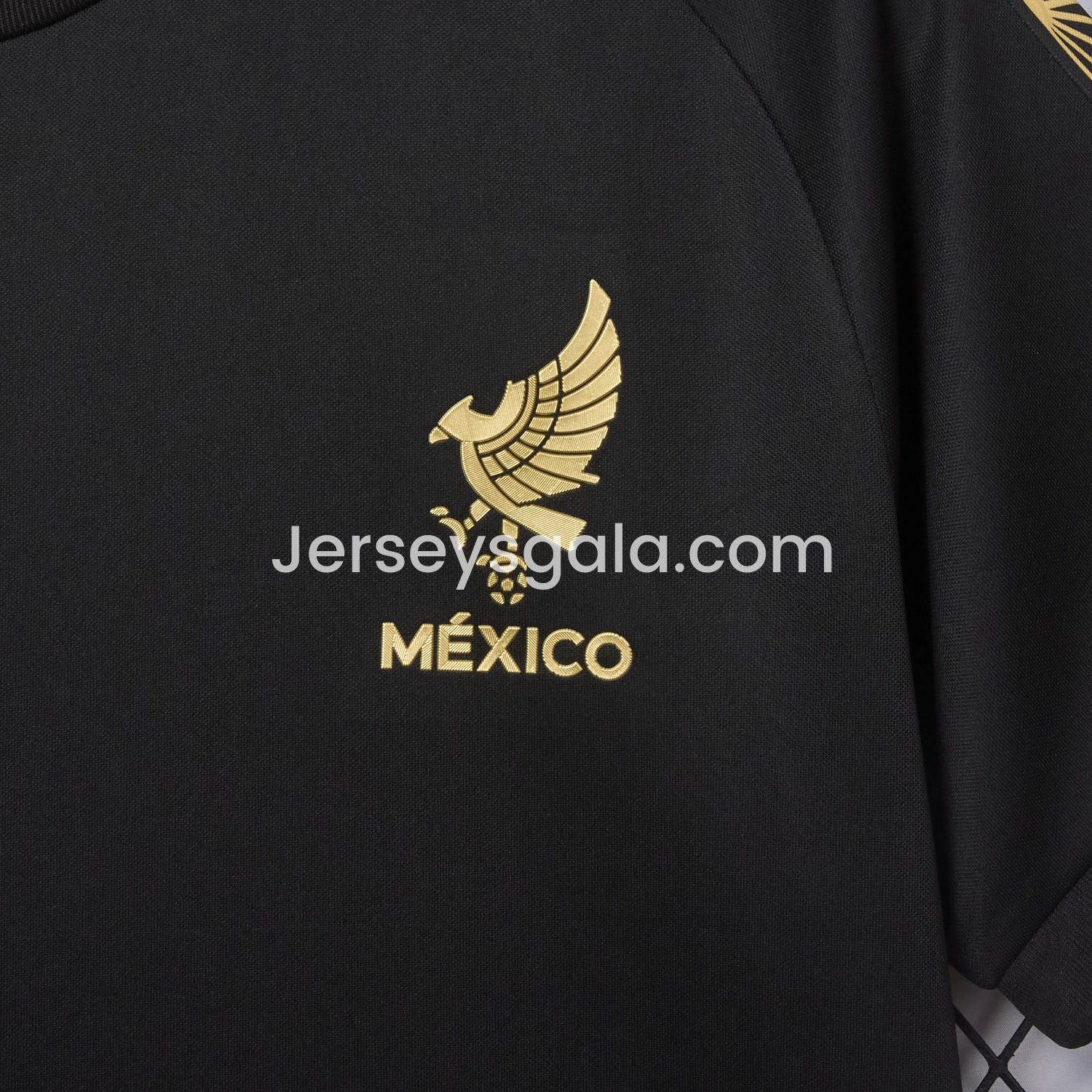 Mexico 2025 Gold Cup Black Training Special Jersey - Fans Version - SOCCERDEALSHOP