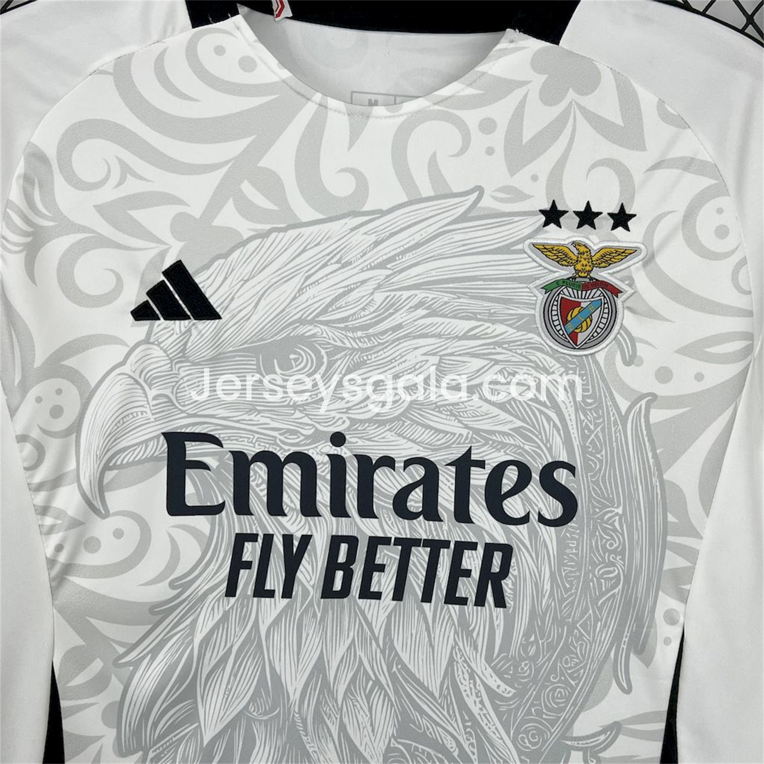 Benfica 24-25 White Concept Jersey - Fans Version - SOCCERDEALSHOP