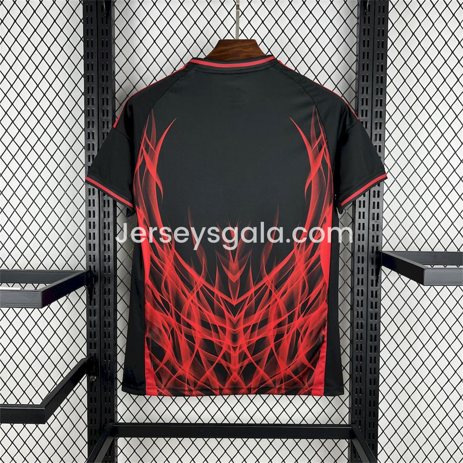 Benfica 24-25 Black and Red Fire Special Edition Jersey - Fans Version - SOCCERDEALSHOP